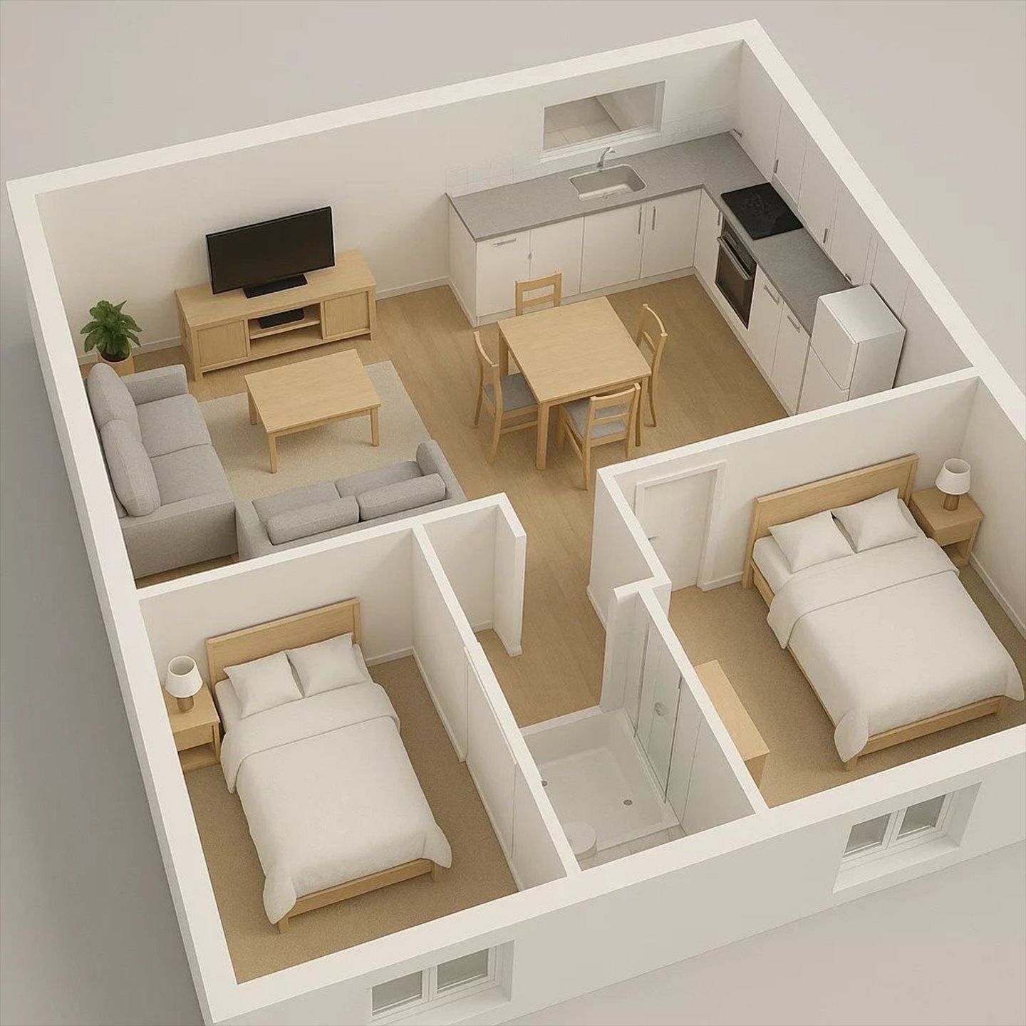 Appartement à vendre, 72m², Bizanos