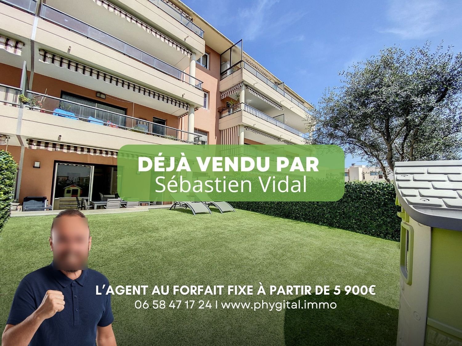 Appartement à vendre, 52m², Antibes