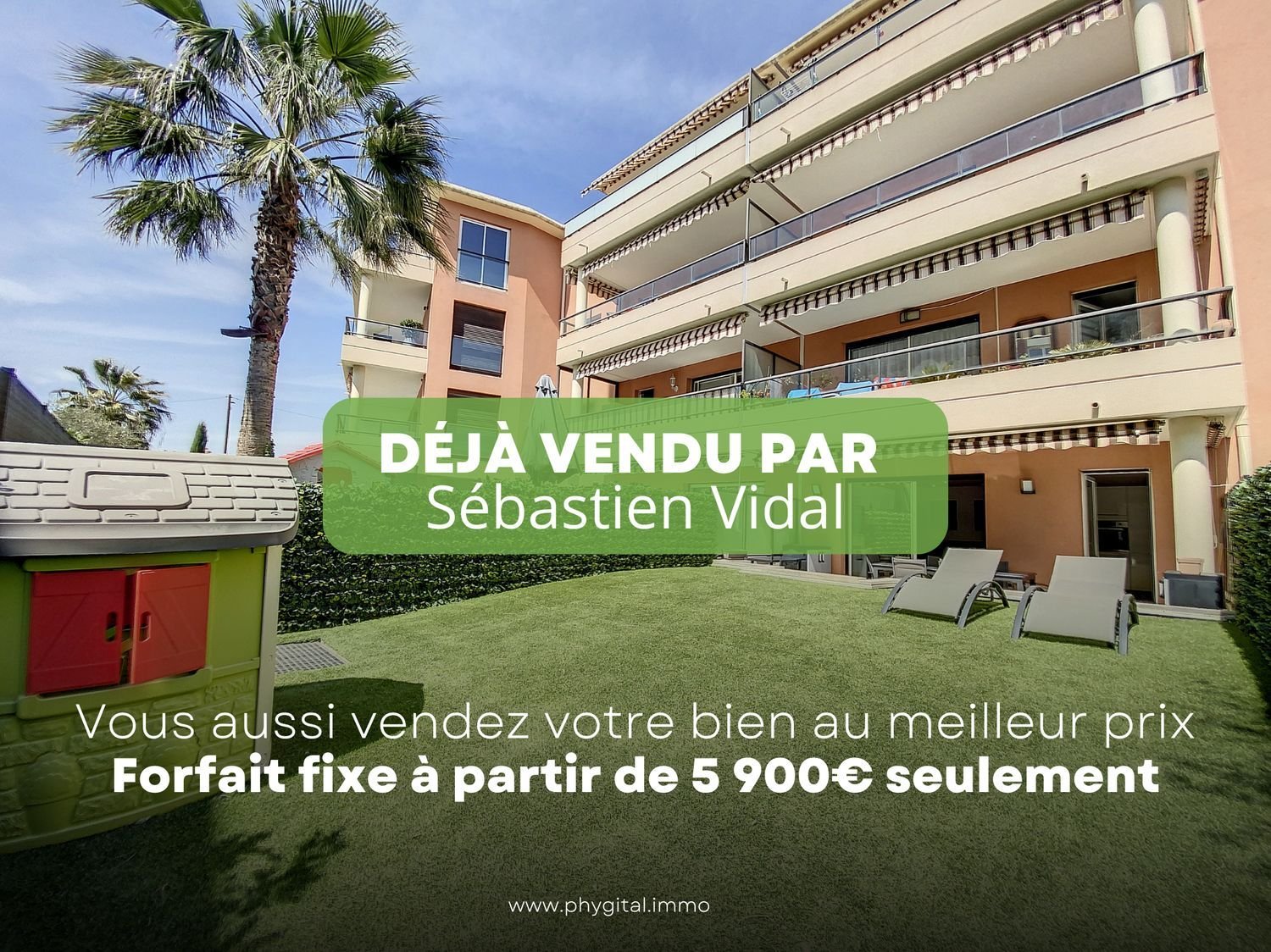 Appartement à vendre, 52m², Antibes