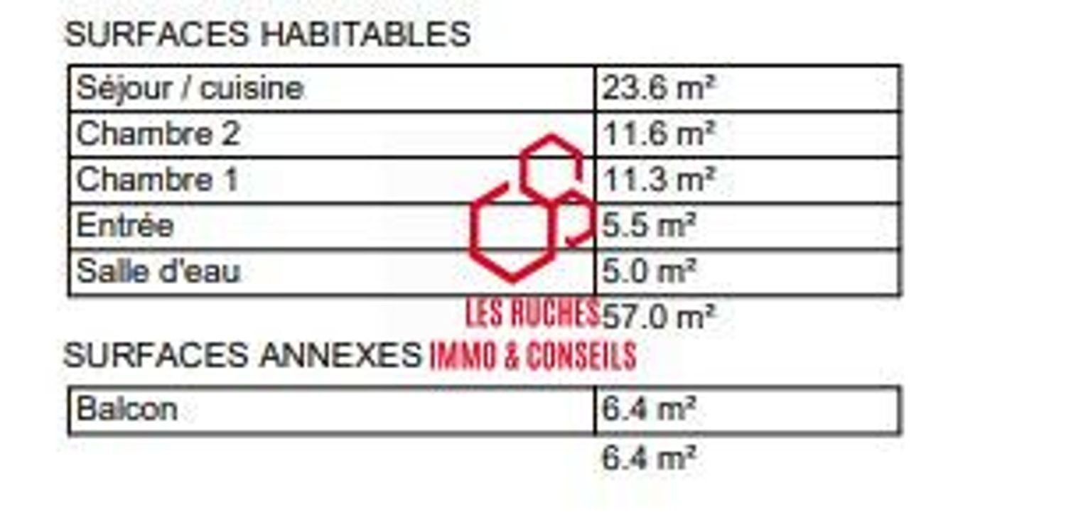 Appartement à vendre, 57m², Chennevières-sur-Marne