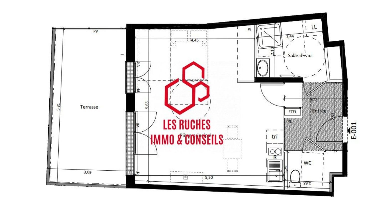 Appartement à vendre, 42m², Montlhéry