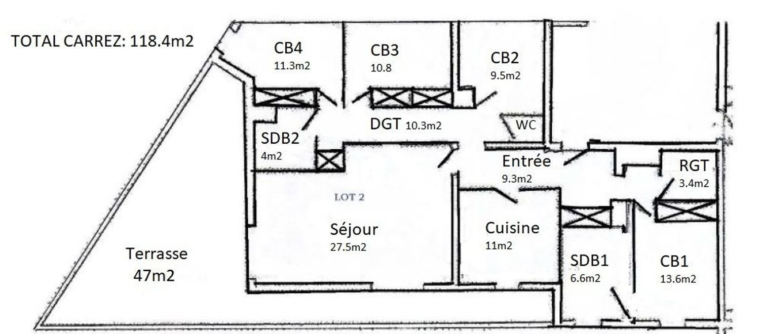 Appartement à vendre, 118m², Nîmes