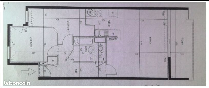 Appartement à louer, 66m², Saint-Herblain