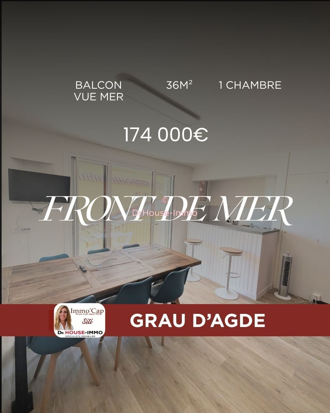 Appartement à vendre, 36m², Grau d'Agde