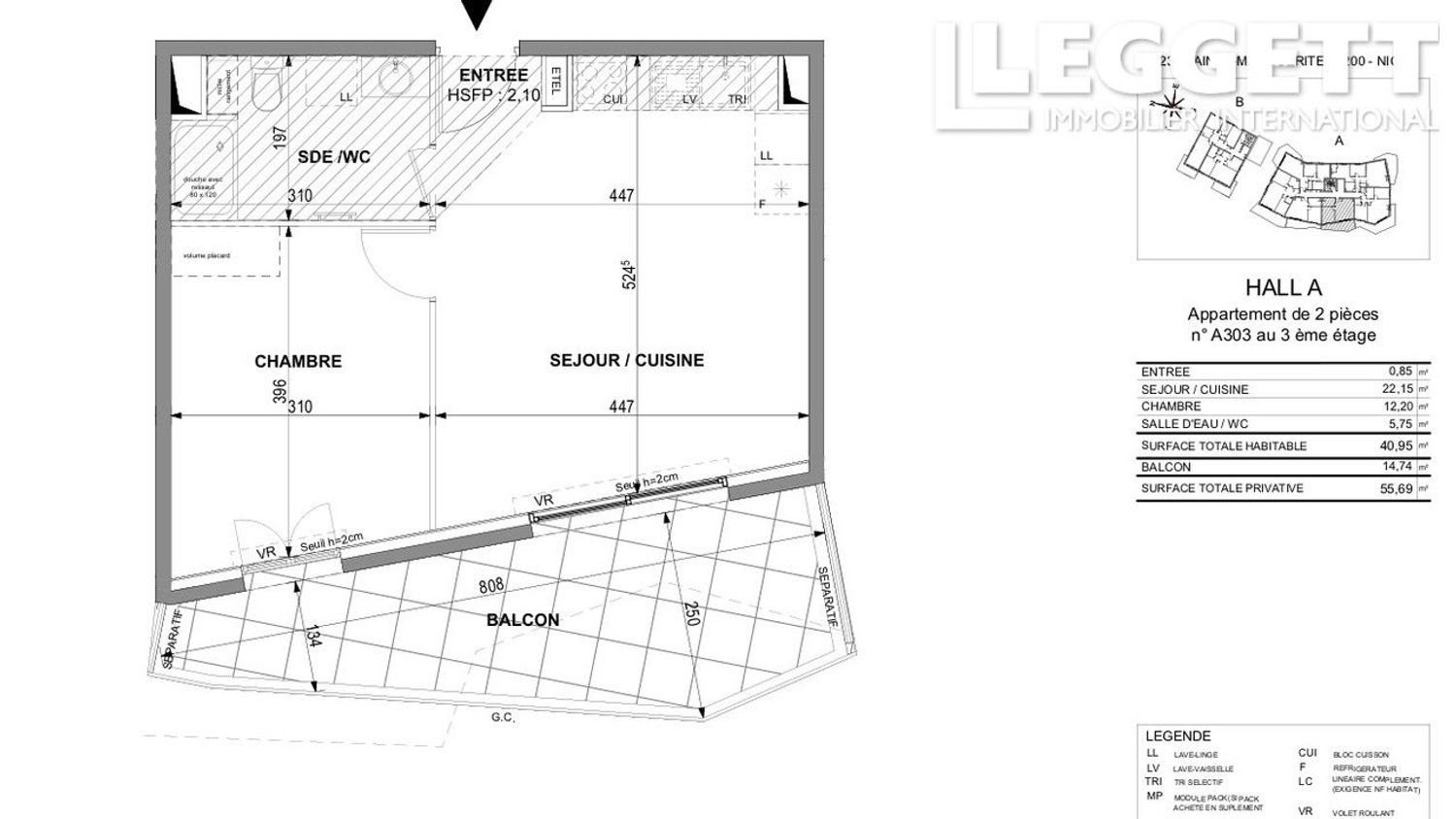 Appartement à vendre, 40m², Nice