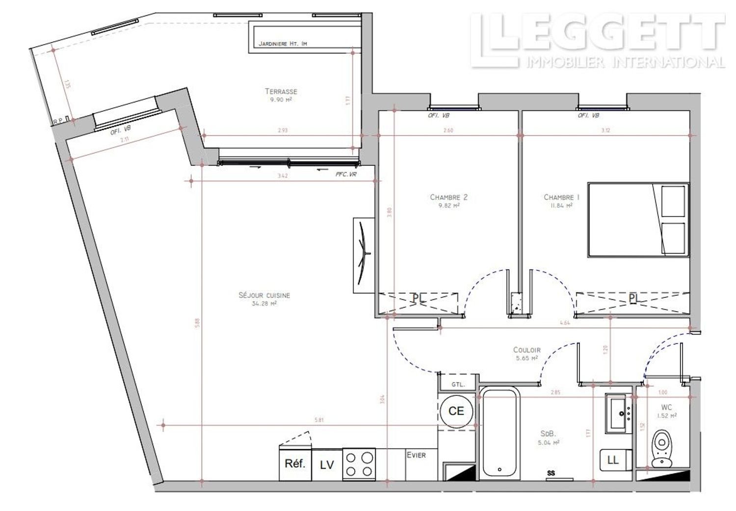 Appartement à vendre, 68m², Uzès