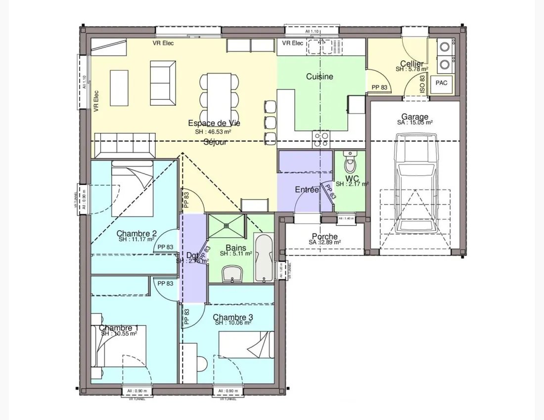Maison à vendre, 94m², Couëron