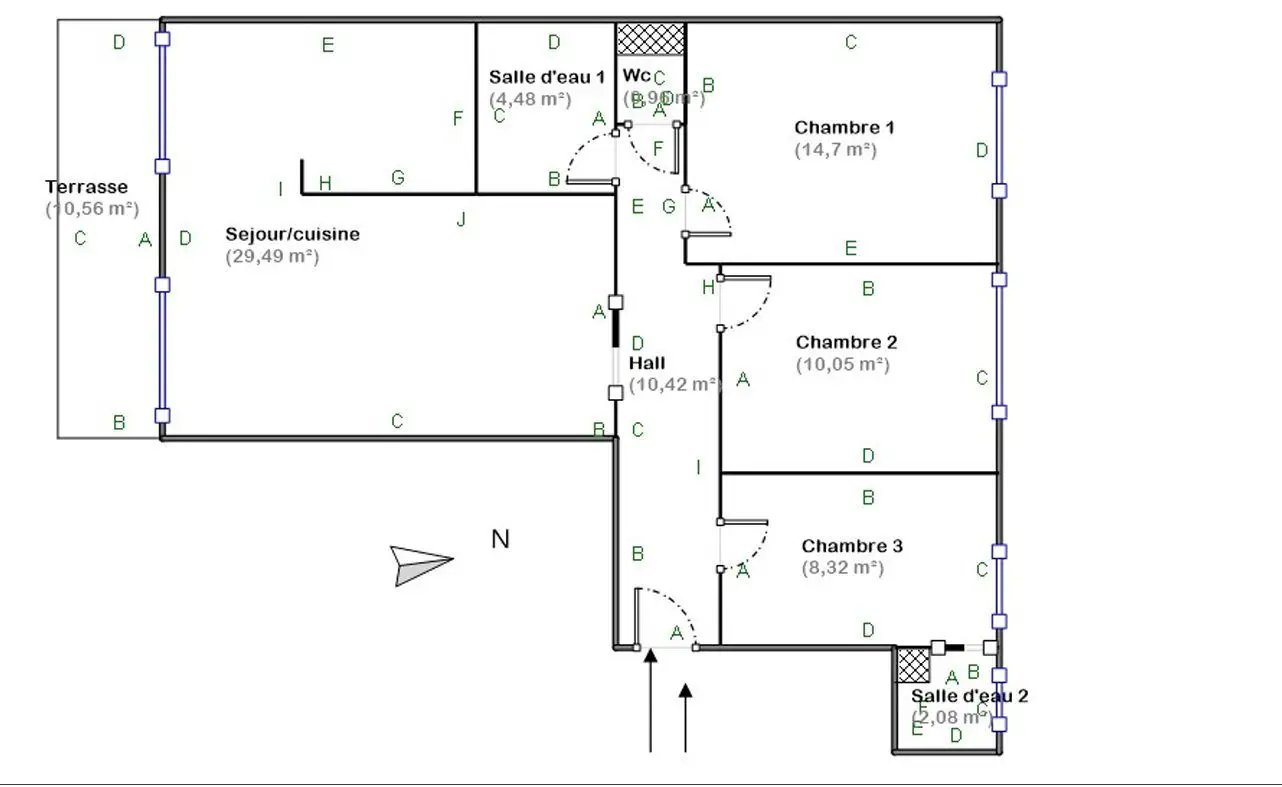 Appartement à vendre, 80m², Antibes