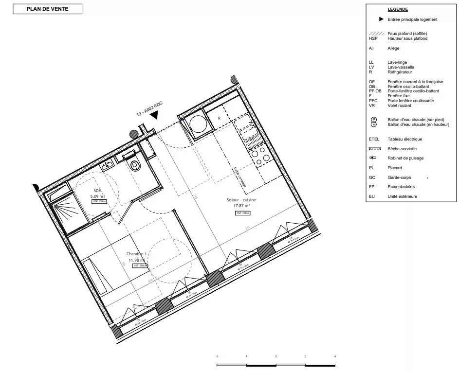 Appartement à vendre, 35m², Saint-Malo