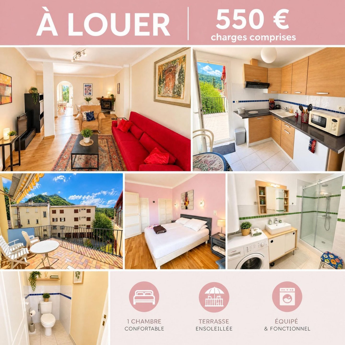 Appartement à louer, 50m², Vernet-les-Bains