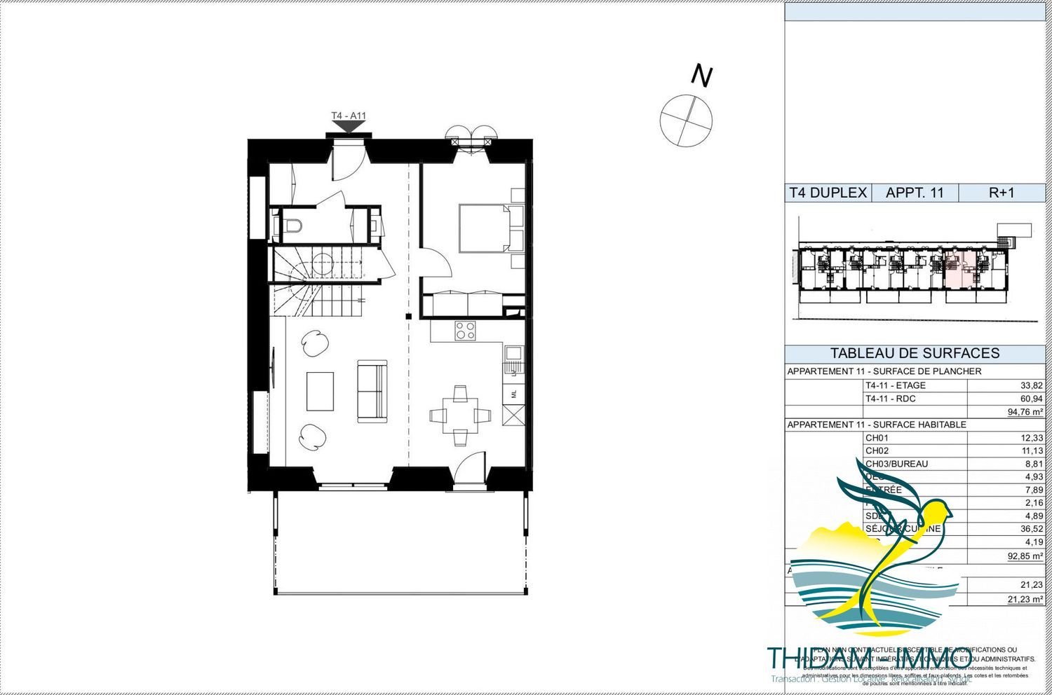 Appartement à vendre, 92m², Coarraze