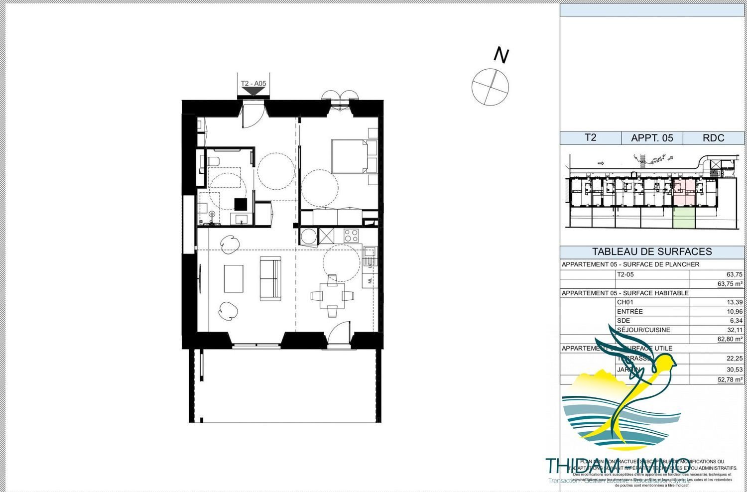 Appartement à vendre, 62m², Coarraze