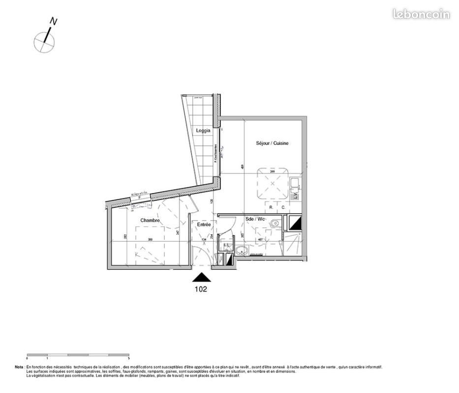 Appartement à vendre, 42m², Saint-Nazaire