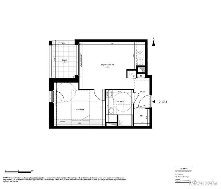 Appartement à vendre, 40m², Saint-Nazaire