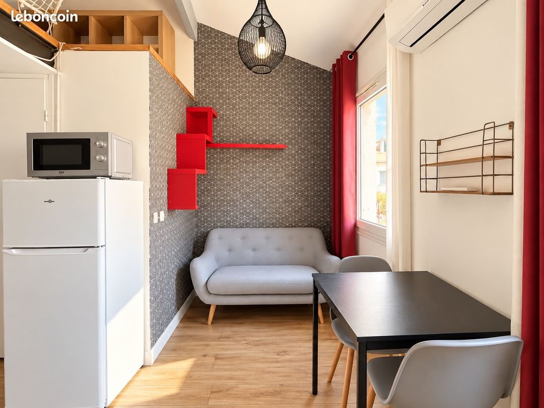 Appartement à louer, 19m², Marseille 6ème