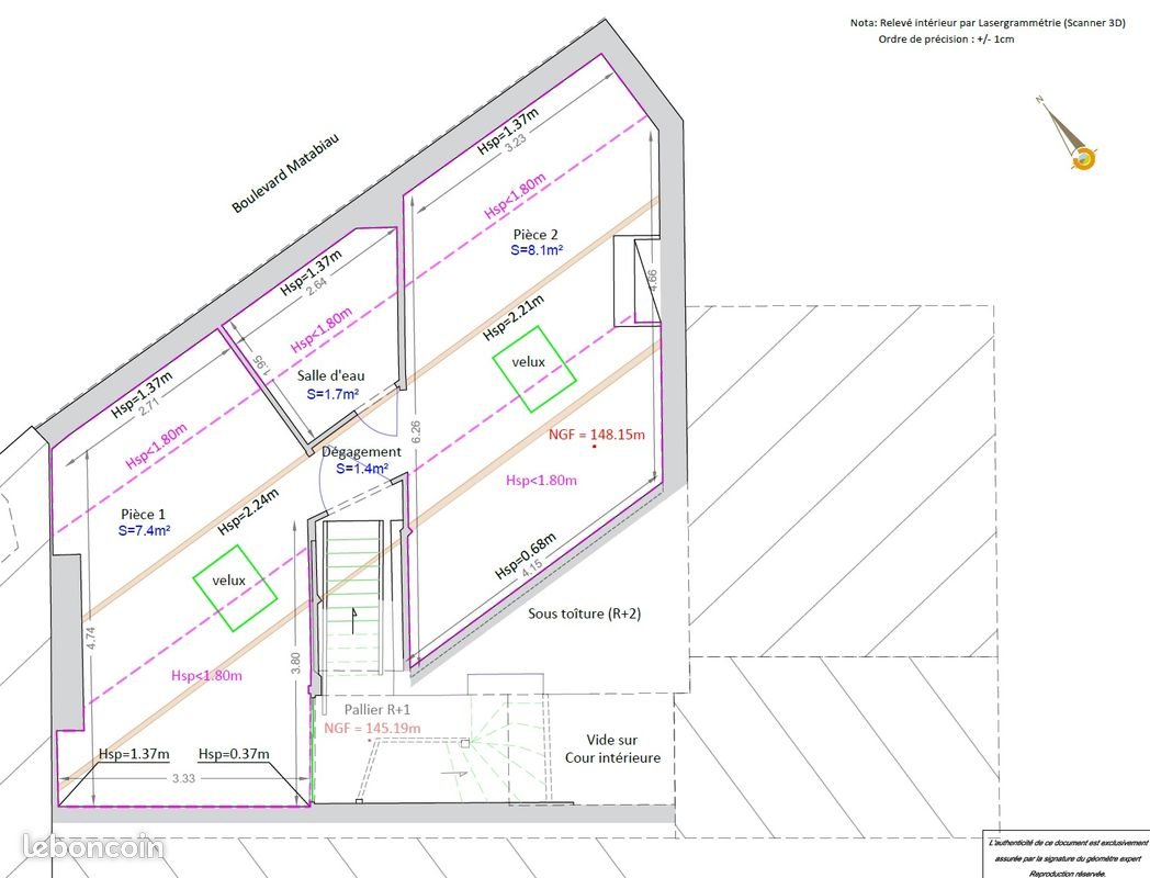 Appartement à vendre, 17m², Toulouse