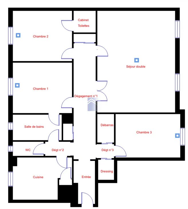 Appartement à vendre, 120m², Courbevoie