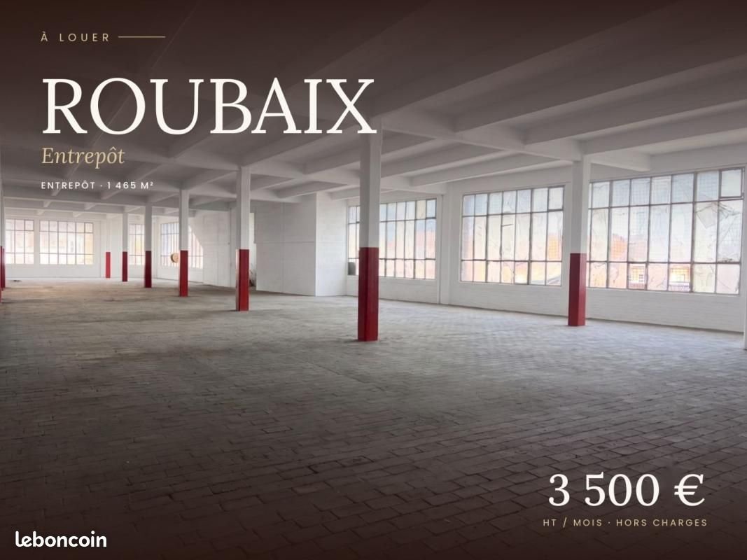 Maison à louer, 1465m², Roubaix