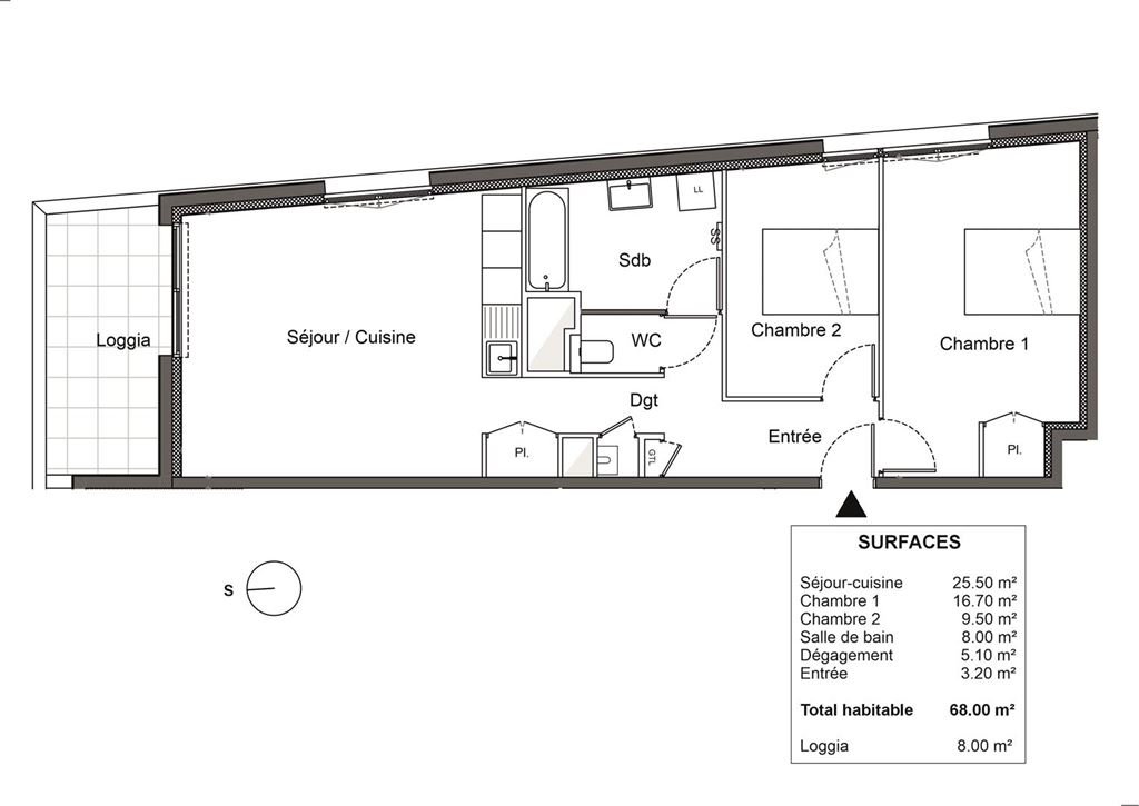 Maison à vendre, 68m², Mérignac