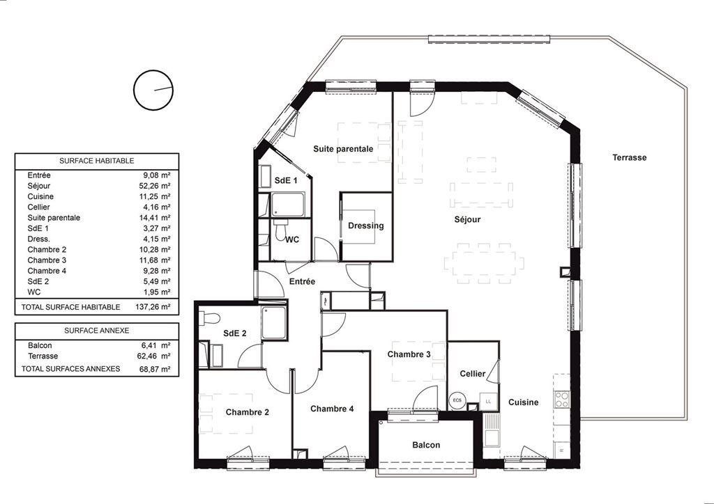 Maison à vendre, 137m², Mérignac