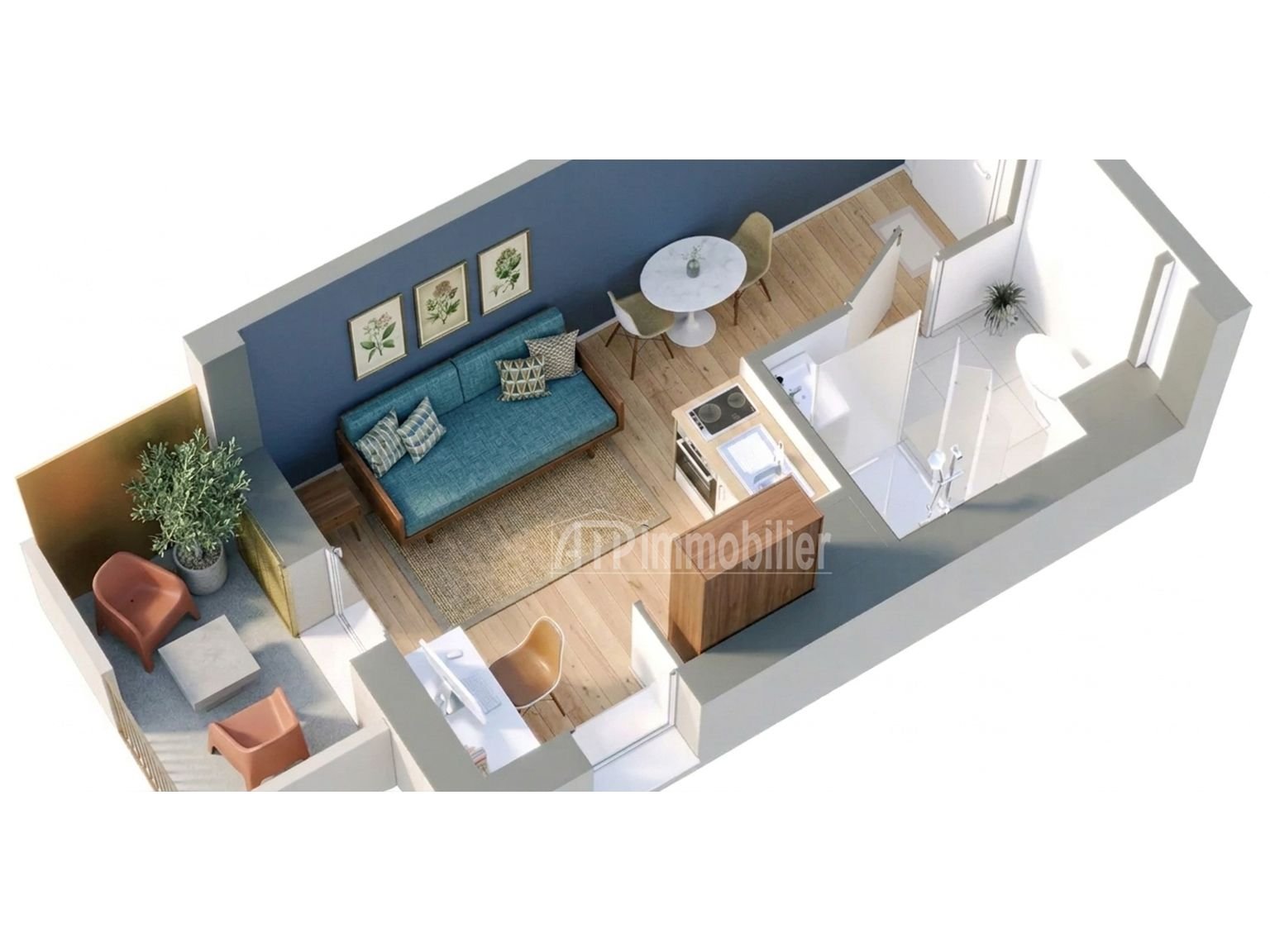 Appartement à vendre, 19m², Avignon