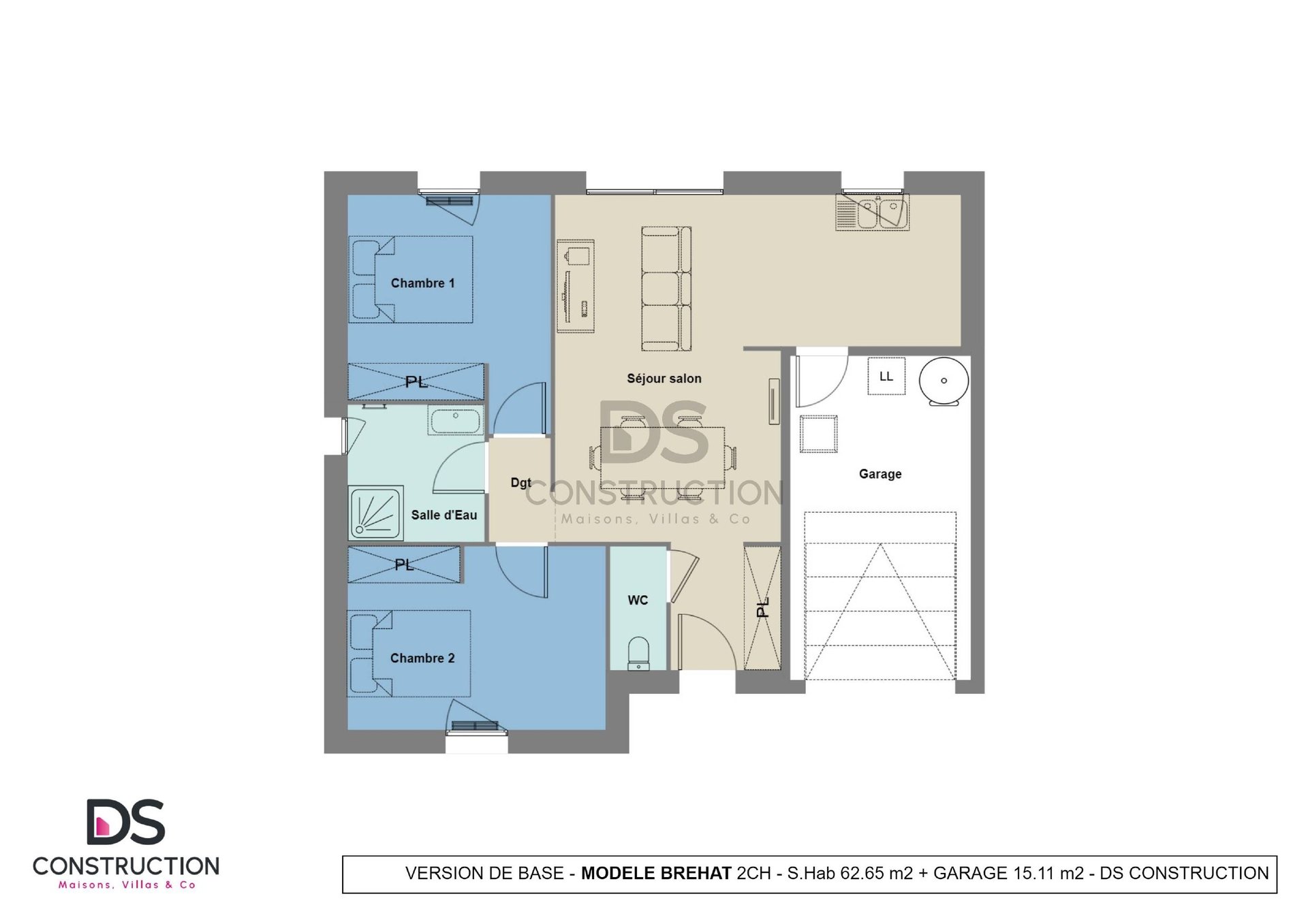 Maison à vendre, 62m², Poitiers