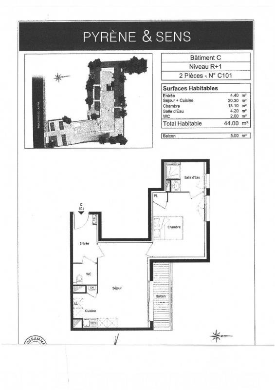 Appartement à louer, 44m², Pau
