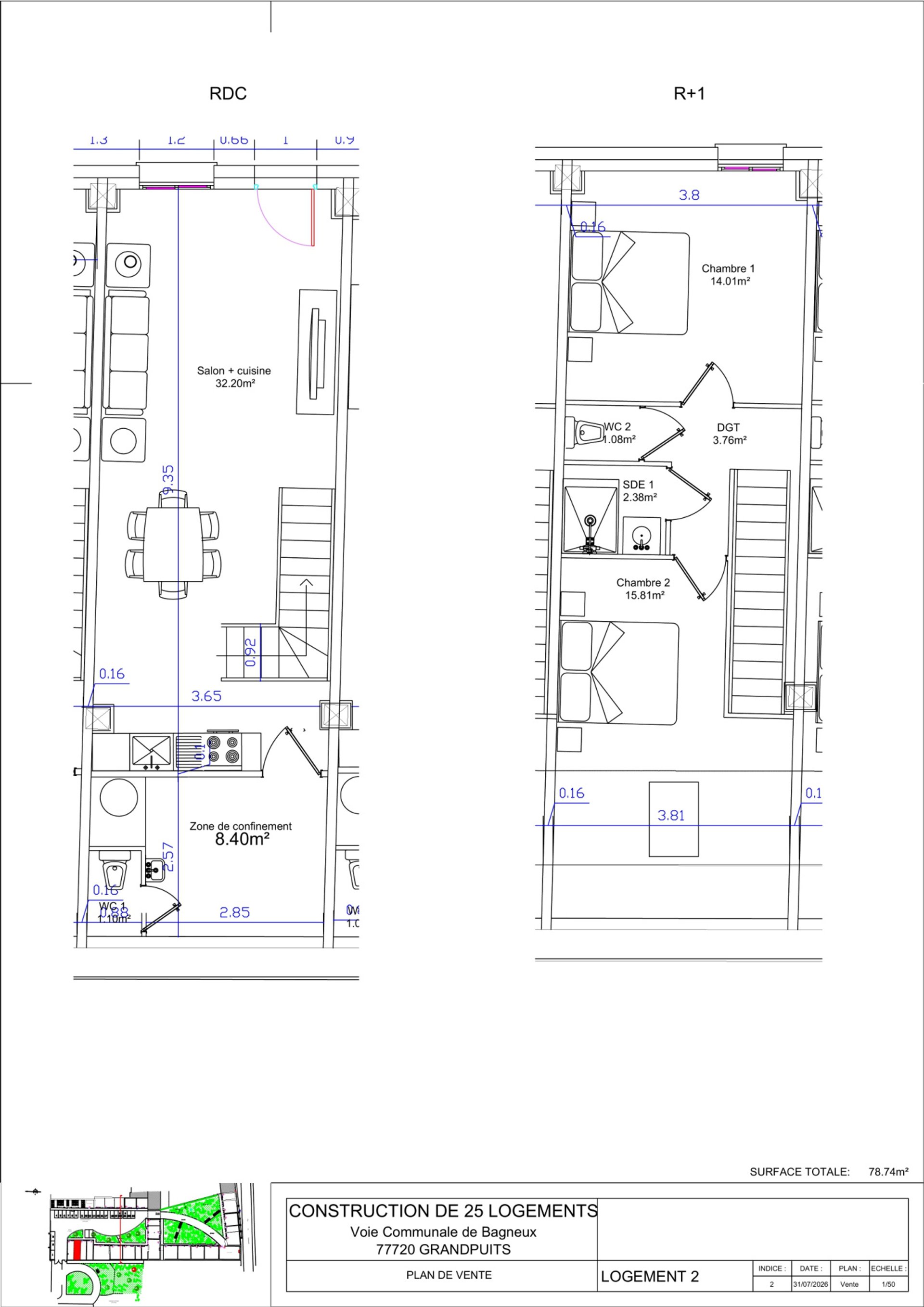 Maison à vendre, 79m², Grandpuits-Bailly-Carrois