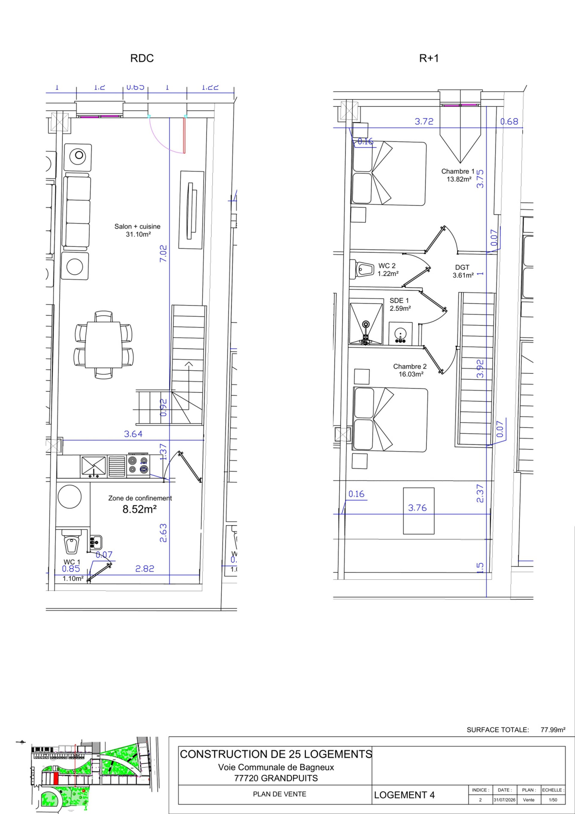 Maison à vendre, 78m², Grandpuits-Bailly-Carrois
