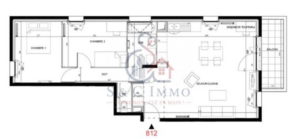 Appartement à vendre, 68m², Argenteuil