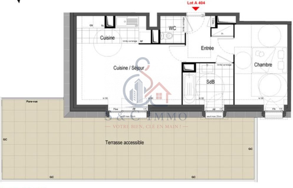 Appartement à vendre, 46m², Deuil-la-Barre