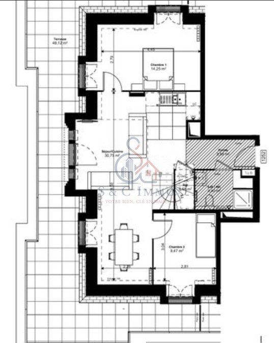 Appartement à vendre, 103m², Le Blanc-Mesnil