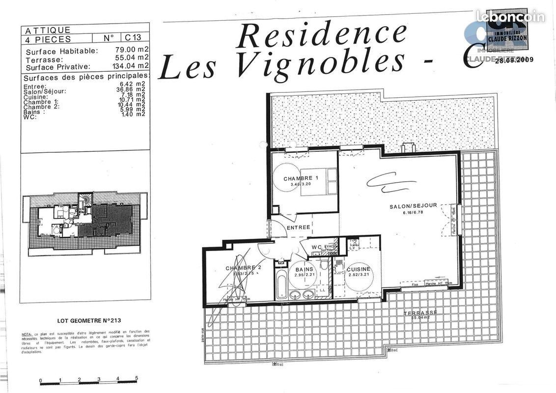 Appartement à vendre, 79m², Rozérieulles