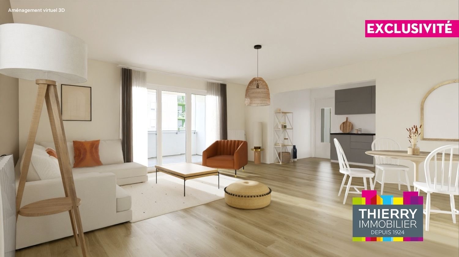 Appartement à vendre, 64m², Saint-Herblain