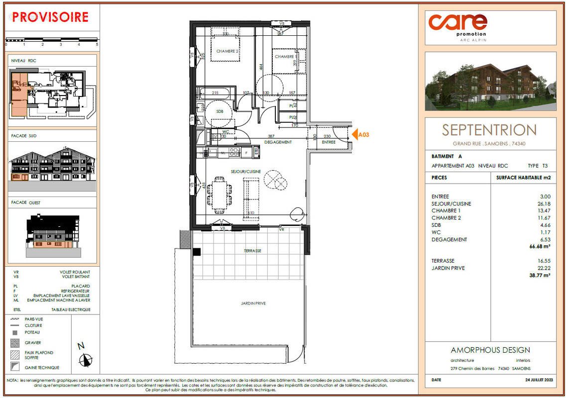 Appartement à vendre, 69m², Samoëns