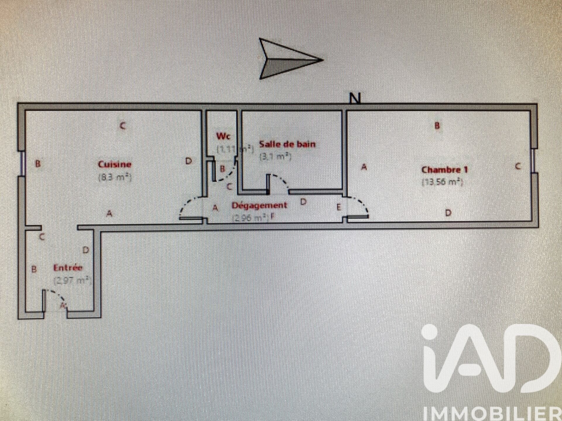 Appartement à vendre, 32m², Meaux