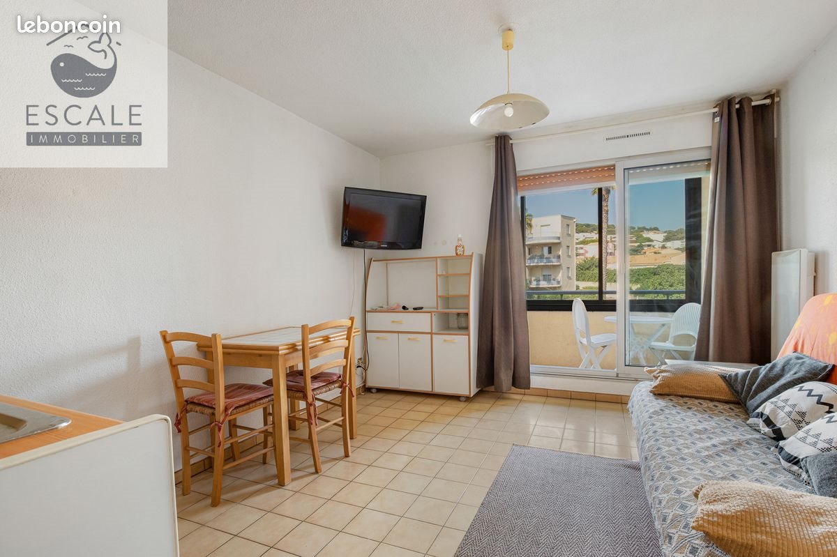 Appartement à vendre, 20m², Sète