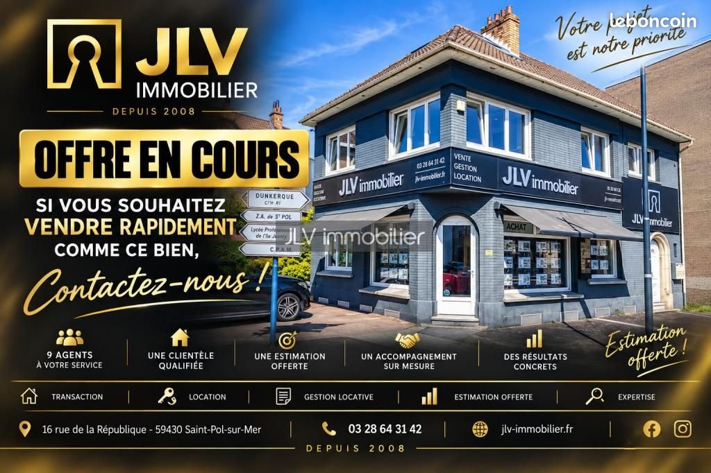 Maison à vendre, 91m², Saint-Pol-sur-Mer