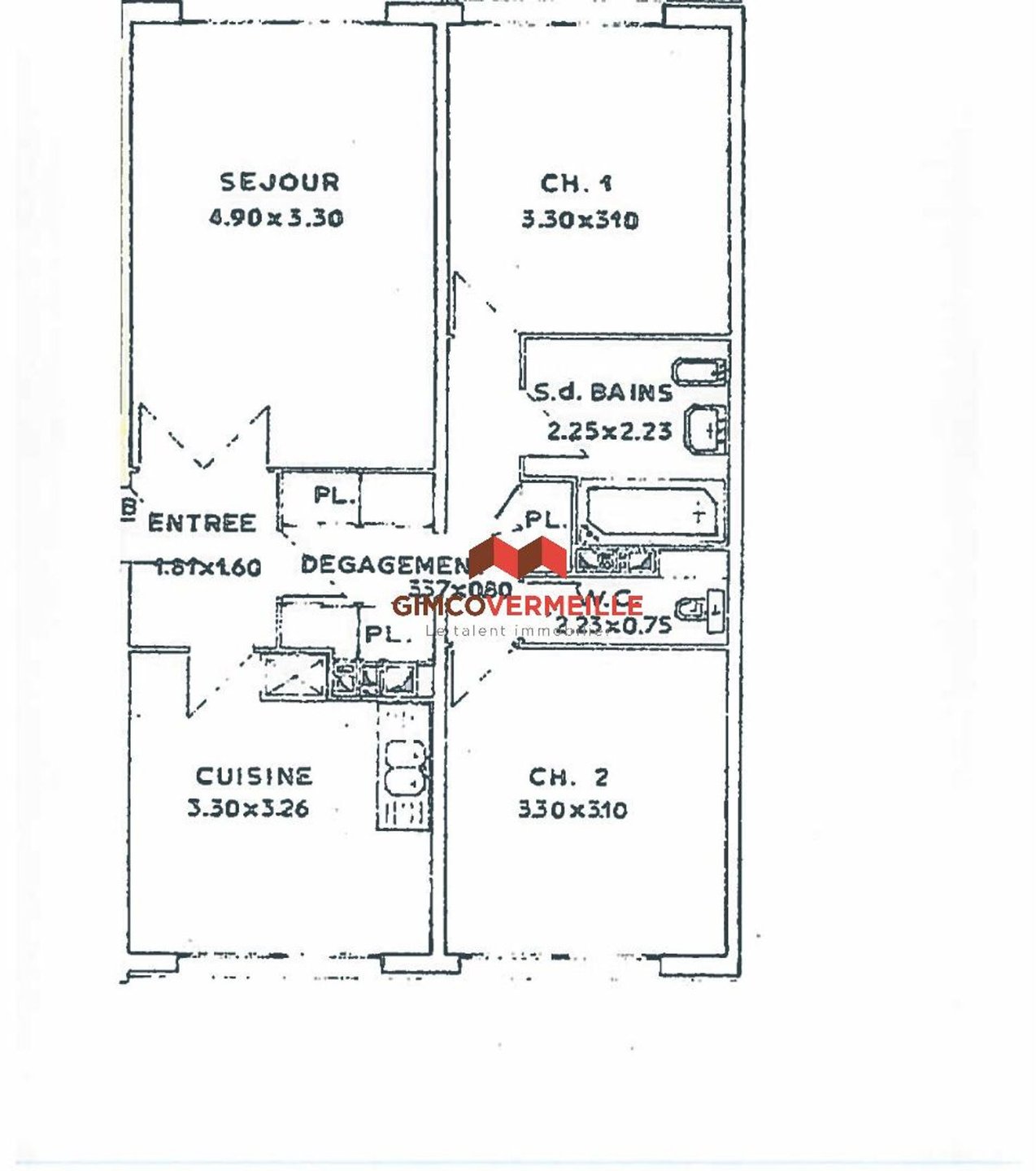Appartement à vendre, 62m², Poissy