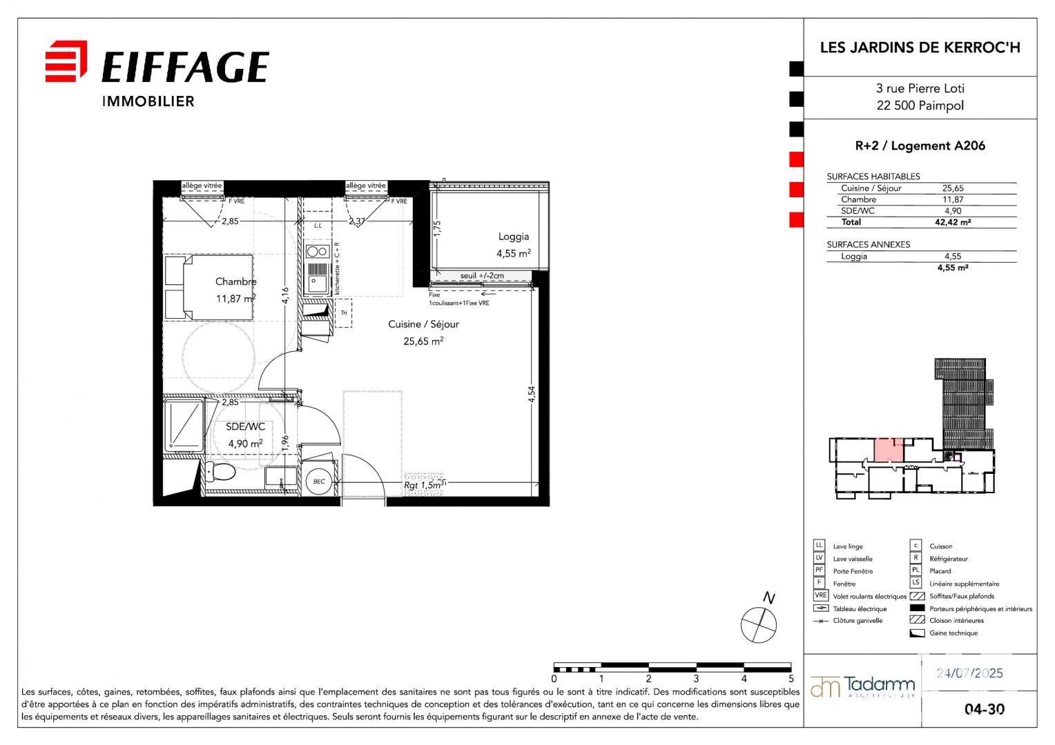 Appartement à vendre, 43m², Paimpol