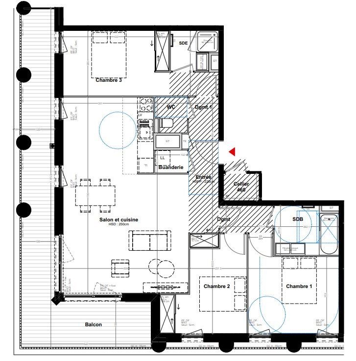 Appartement à vendre, 93m², Lyon 2ème
