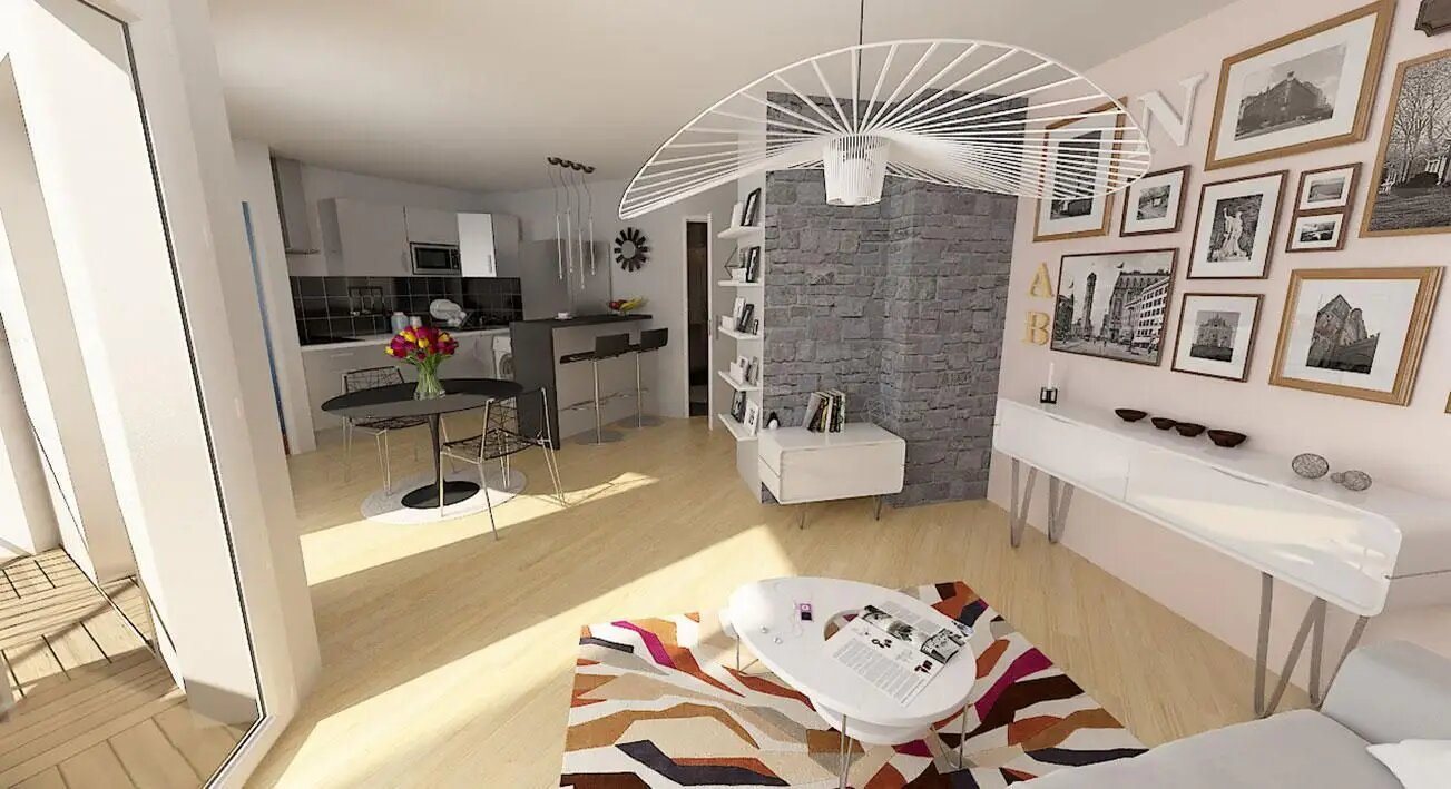 Appartement à vendre, 52m², Melun