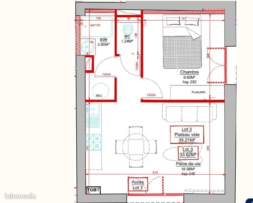 Appartement à vendre, 35m², Saint-Hilaire-de-Riez