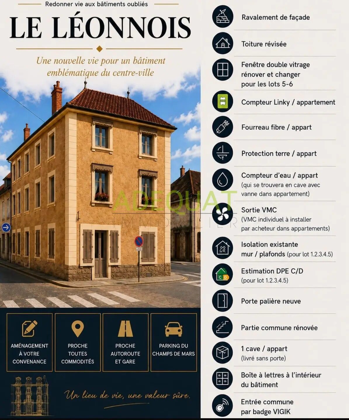 Appartement à vendre, 50m², La Tour-du-Pin