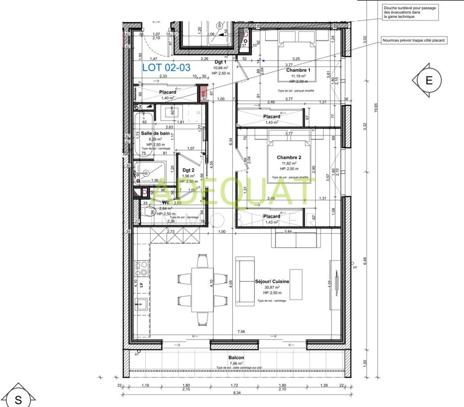 Appartement à vendre, 79m², Saint-André-le-Gaz