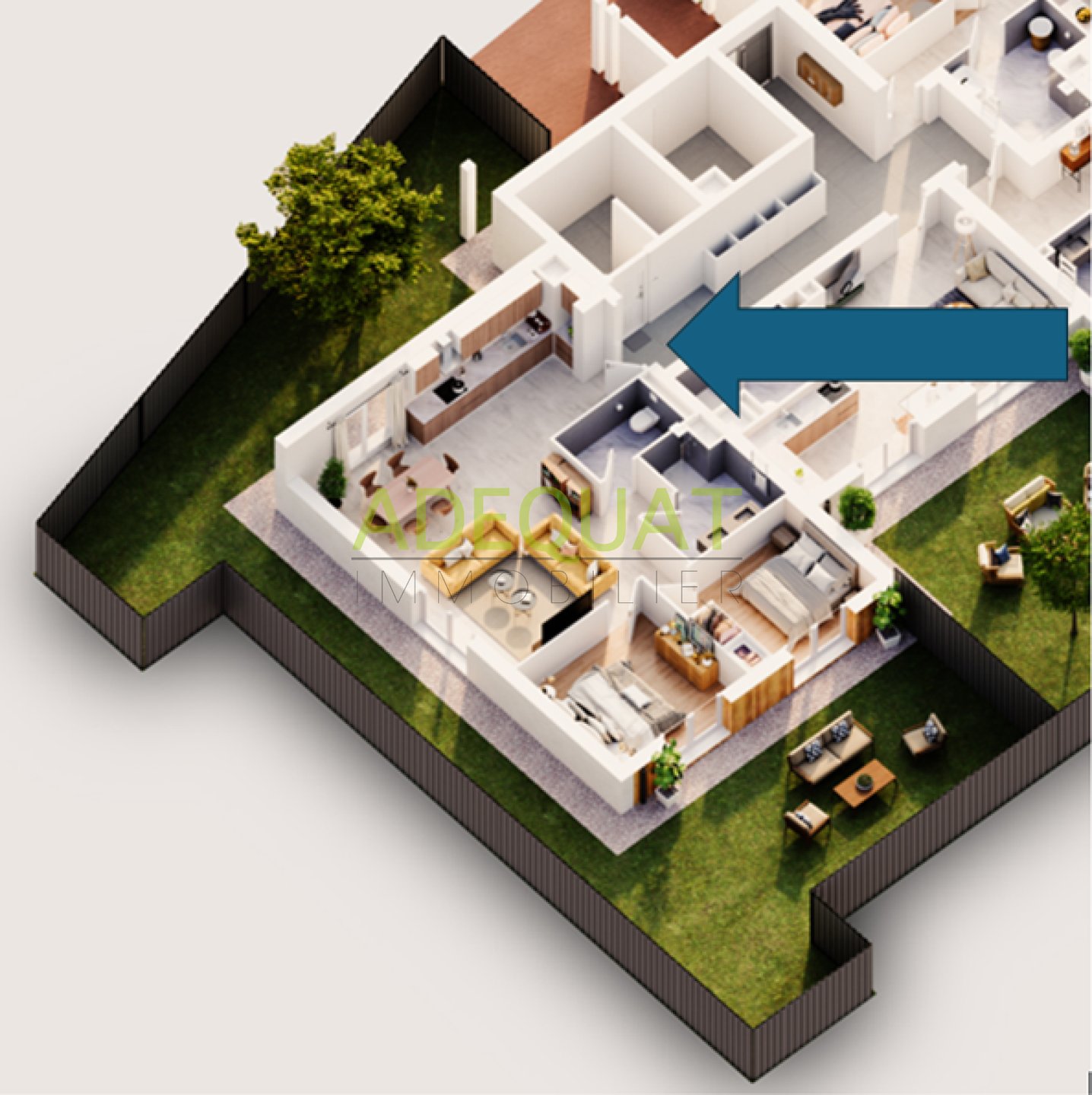 Appartement à vendre, 75m², Saint-André-le-Gaz