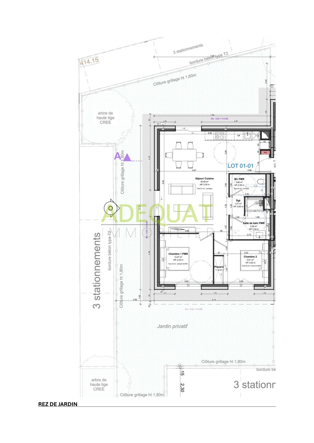 Appartement à vendre, 75m², Saint-André-le-Gaz