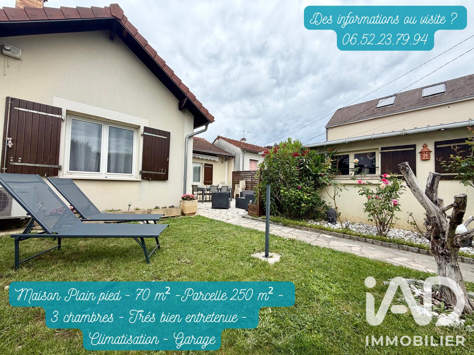 Maison à vendre, 70m², Ormesson-sur-Marne