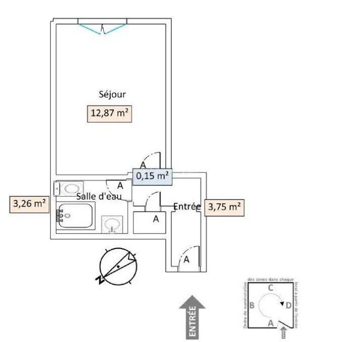 Appartement à louer, 1m², Asnières-sur-Seine