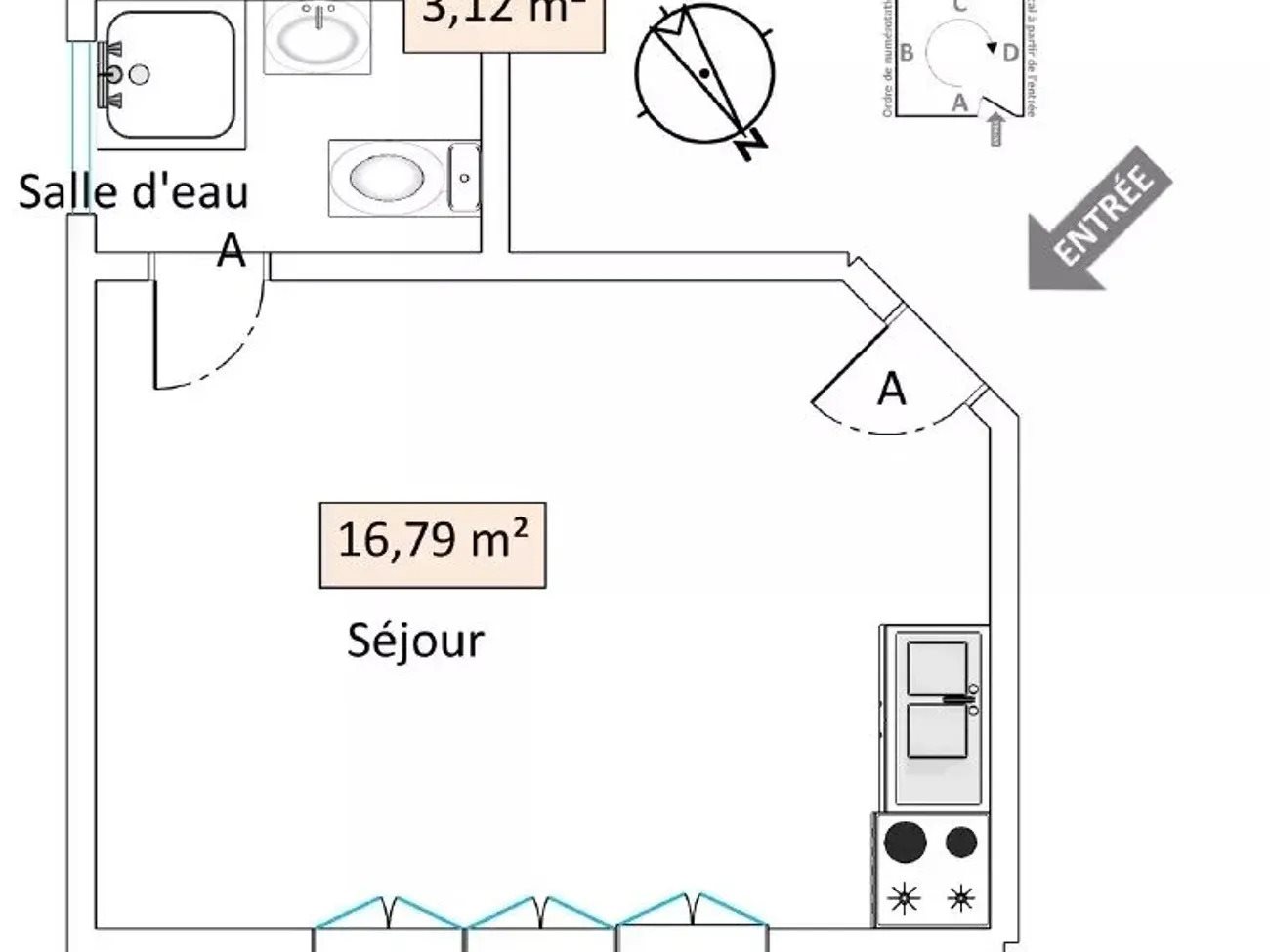 Appartement à vendre, 2m², Asnières-sur-Seine
